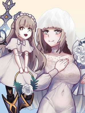 Wedding Dress Chloe from Eternal Return