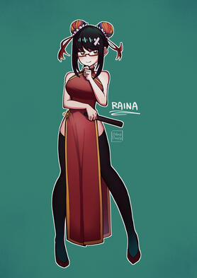 Raina in Qipao
